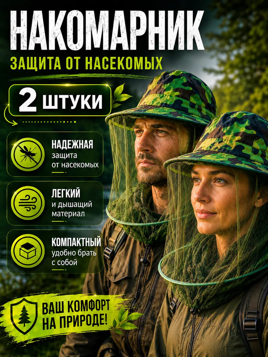 Накомарник защита от насекомых